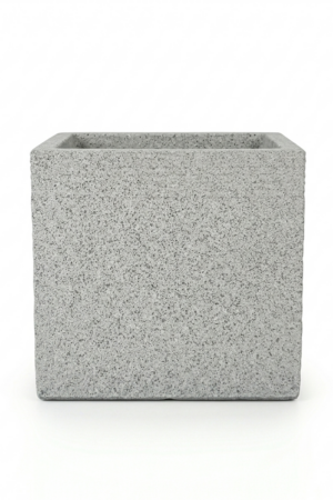 Kübel ROCK GREY – квадратна бетонна кашпа