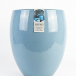 Kübel METALLIC AZUR BLUE P40 – синя керамична кашпа
