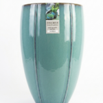 Vase WAVE blue – зелено-синя керамична кашпа
