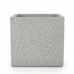 Kübel ROCK GREY – квадратна бетонна кашпа
